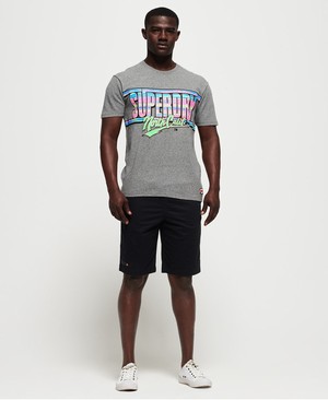 Superdry Worldwide Chino Férfi Rövidnadrág Fekete | DFSTJ0581